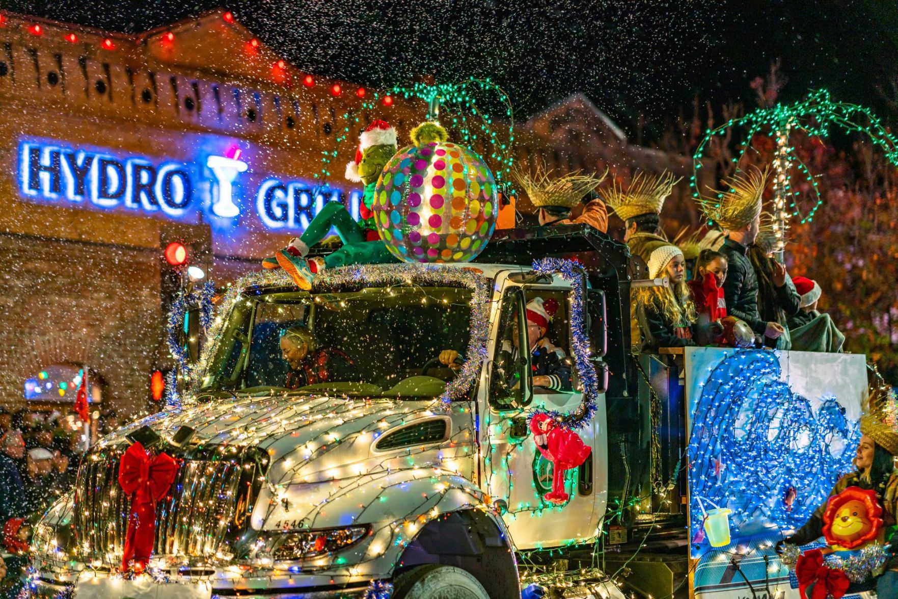 Calistoga Lighted Tractor Parade